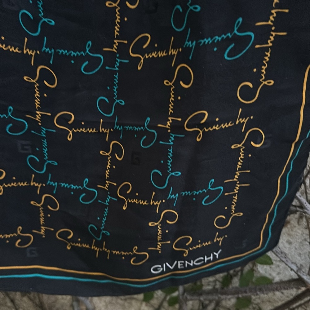 Givenchy Vintage Silk Scarf - Picture 7 of 9